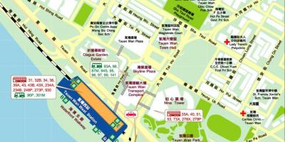 Tsuen Wan West station خريطة