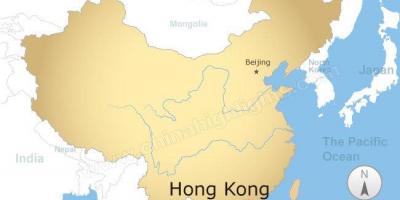خريطة الصين وهونغ كونغ