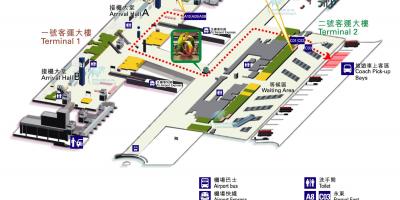 مطار هونج كونج خريطة terminal 1 2