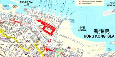 ميناء هونغ كونغ خريطة
