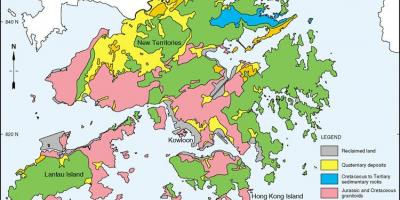 خريطة جيولوجية من هونغ كونغ