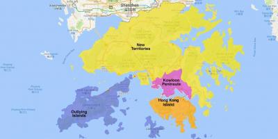 خريطة منطقة هونغ كونغ