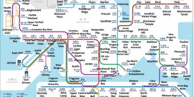 خريطة مترو هونج كونج