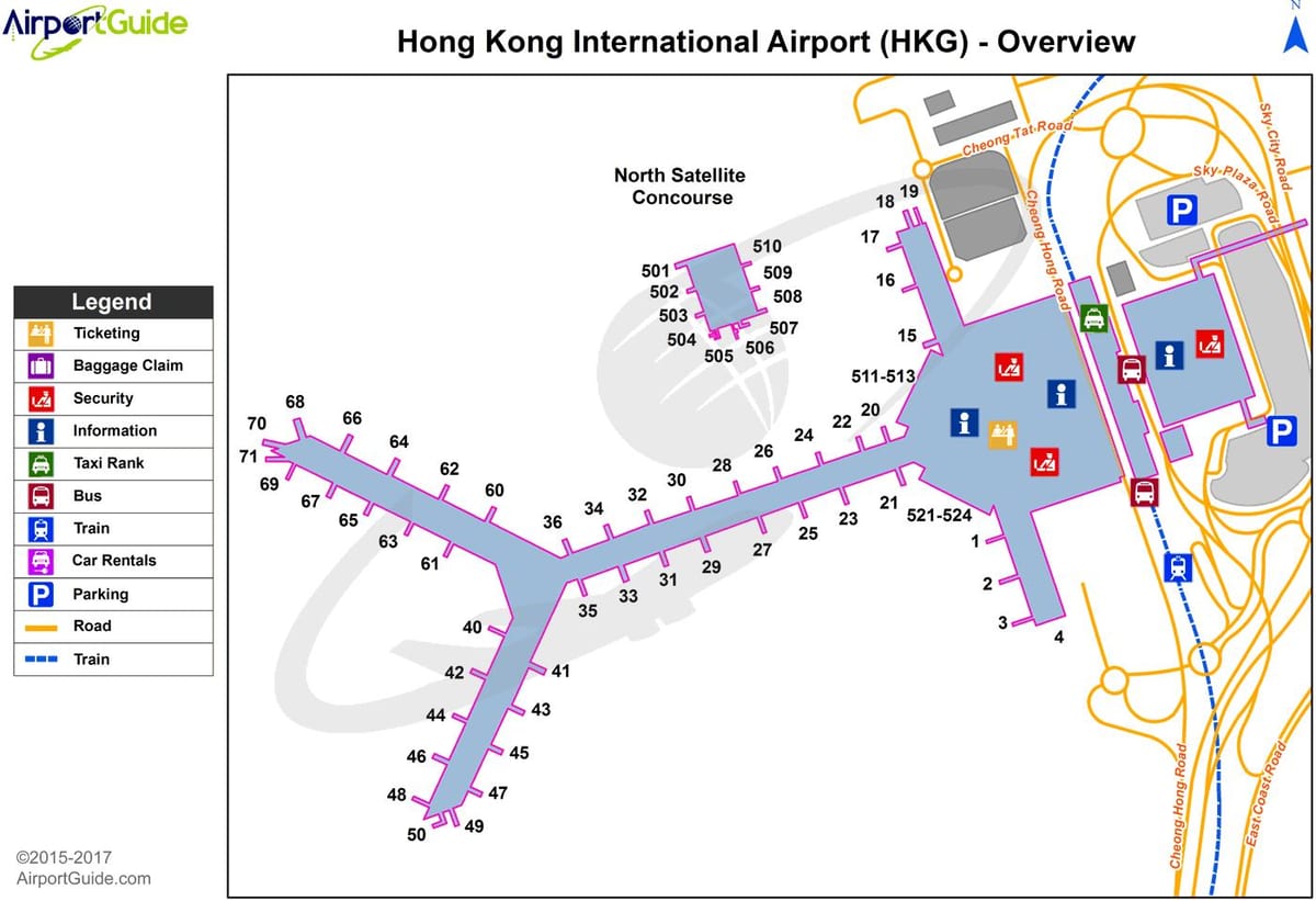 hkg خريطة