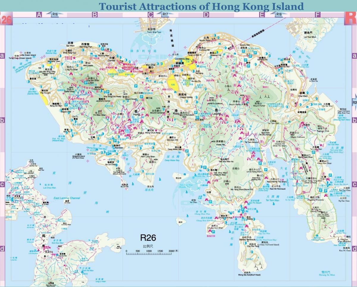 حاليا هونغ كونغ خريطة