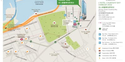 Hong Kong causeway bay خريطة